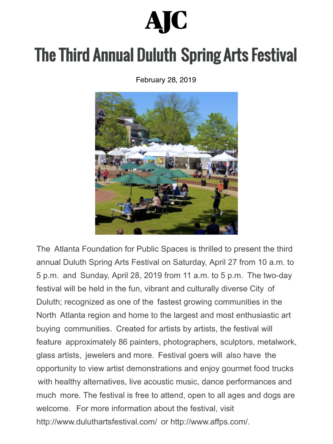 Press » Duluth Arts Festival